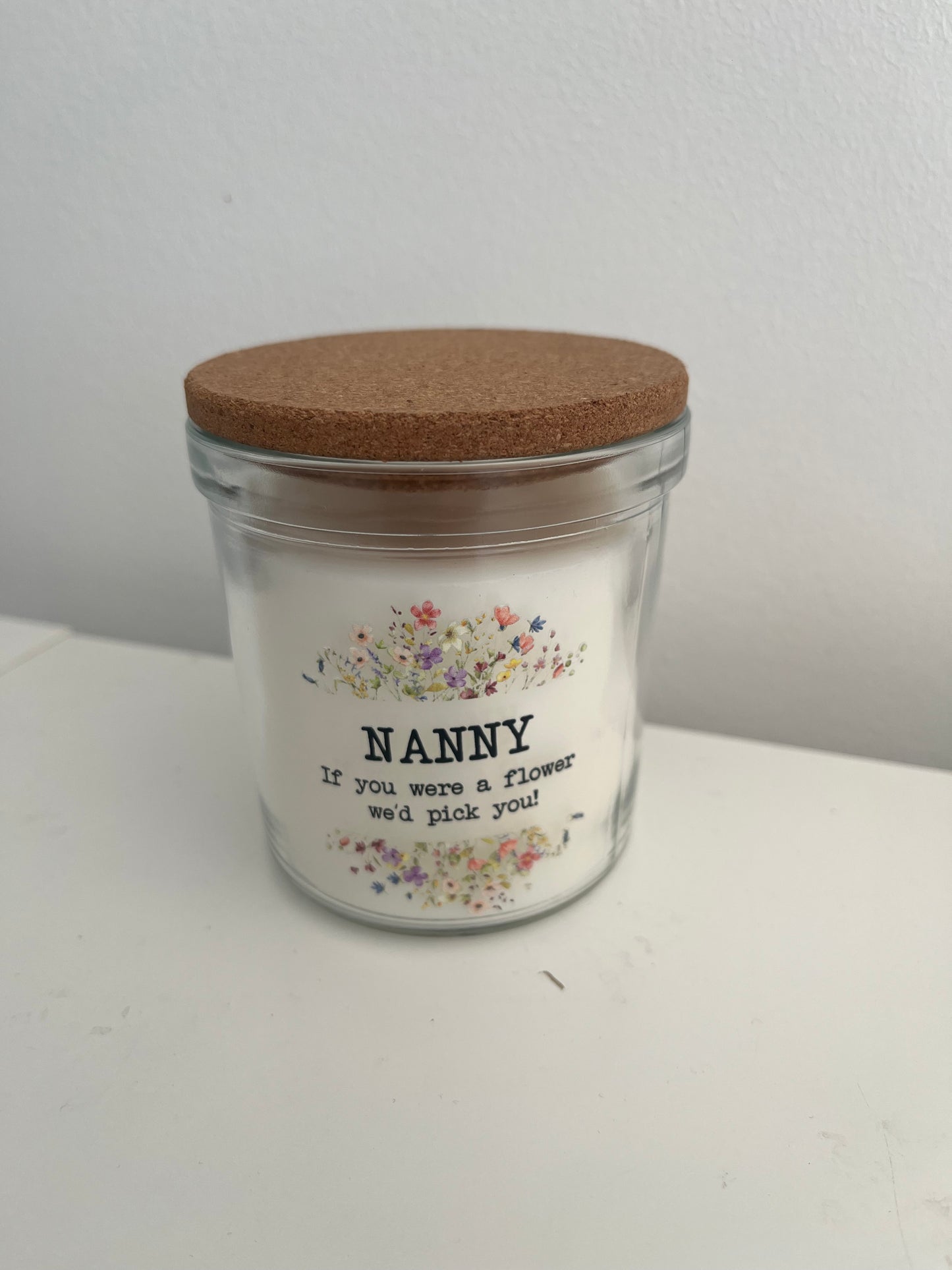 Personalised candle , name candle, Mother’s Day Gift, Gift for her, Gift for Mom, Gift for Nan, Personalised Vase (Copy)