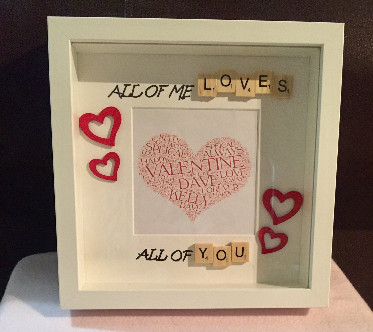 Scrabble frames gifts personalised