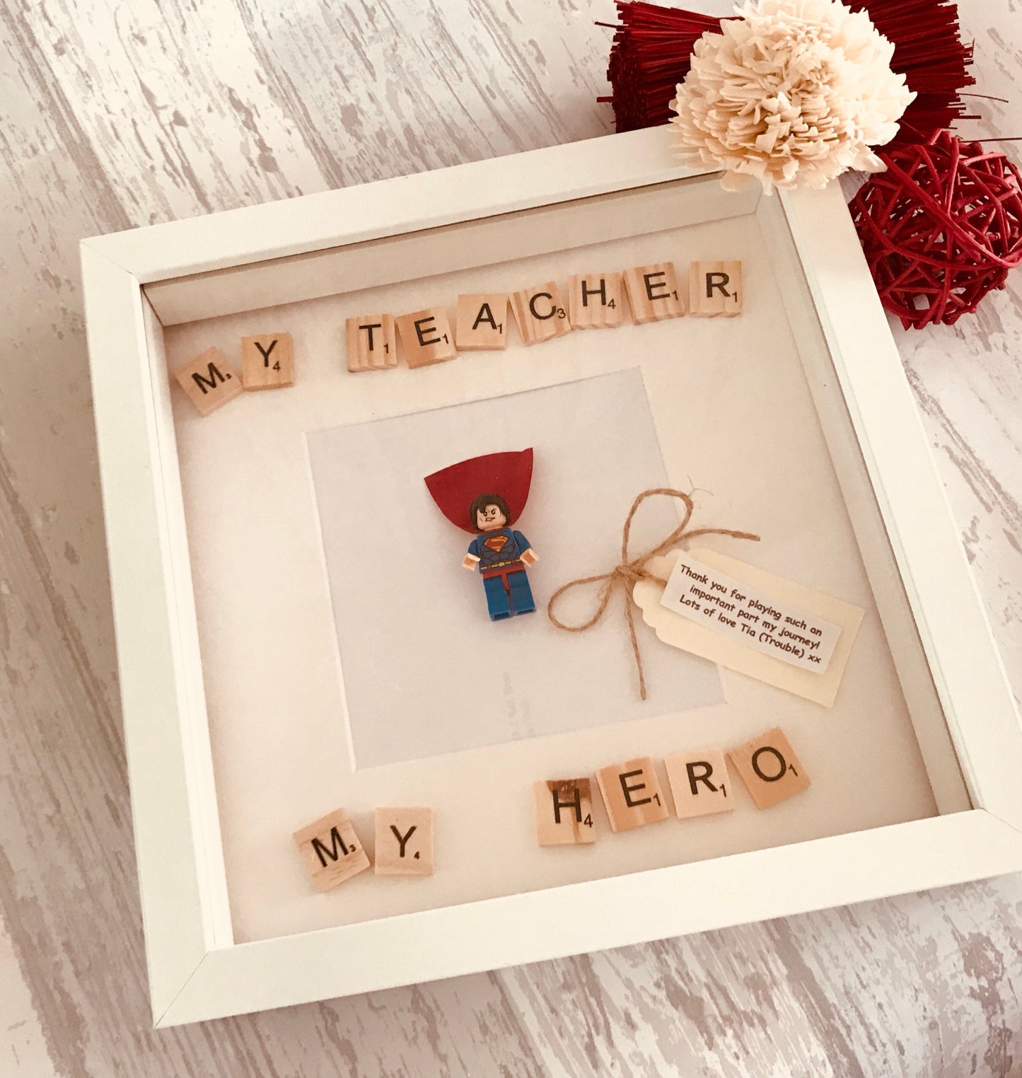 Teacher Thank you Gift, Personalised Gift for Teacher, Nursery Teacher Gift