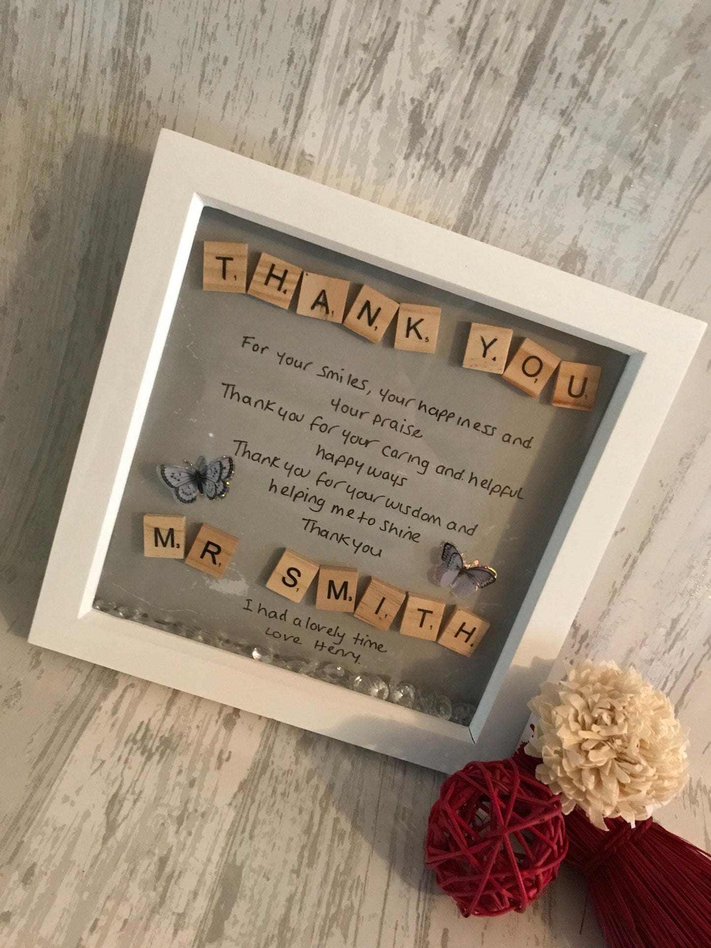 Teacher Thank you Gift, Personalised Gift for Teacher, Nursery Teacher Gift