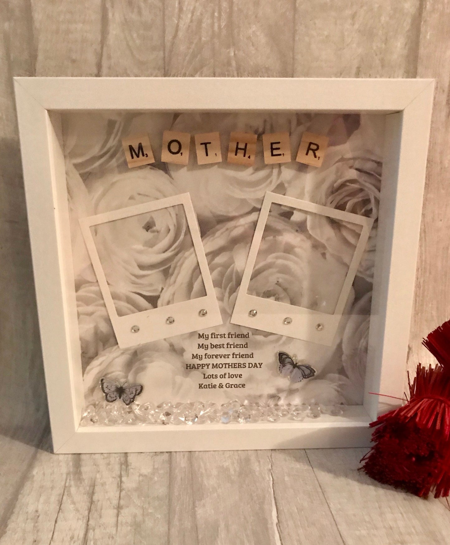 Personalised gift for mother,Gift for Mommy, Scrabble frame for mother,box frame gift, mothers day gift, christmas gift