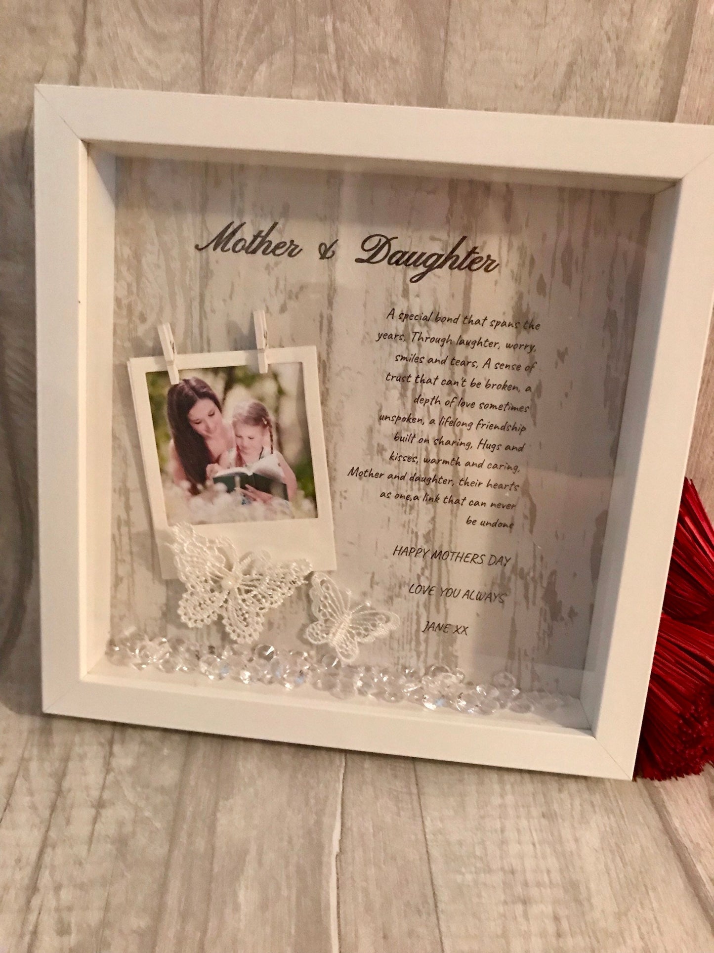 Personalised gift for mother,Gift for Mommy, Scrabble frame for mother,box frame gift, mothers day gift, christmas gift
