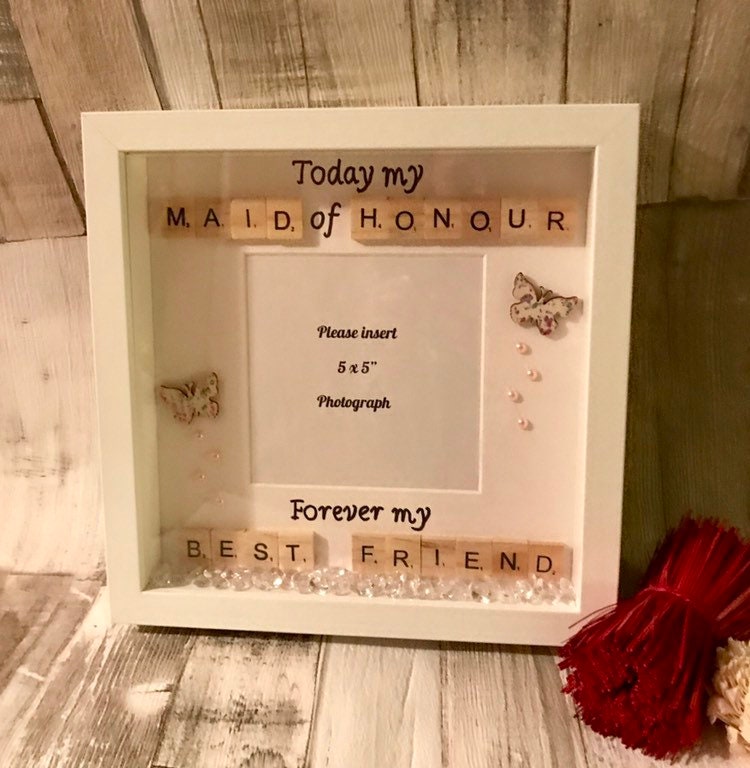 Personalised Gift For Bridesmaid, Bridesmaid thank you, Flower Girl Thank You, Maid of Honor Gift,