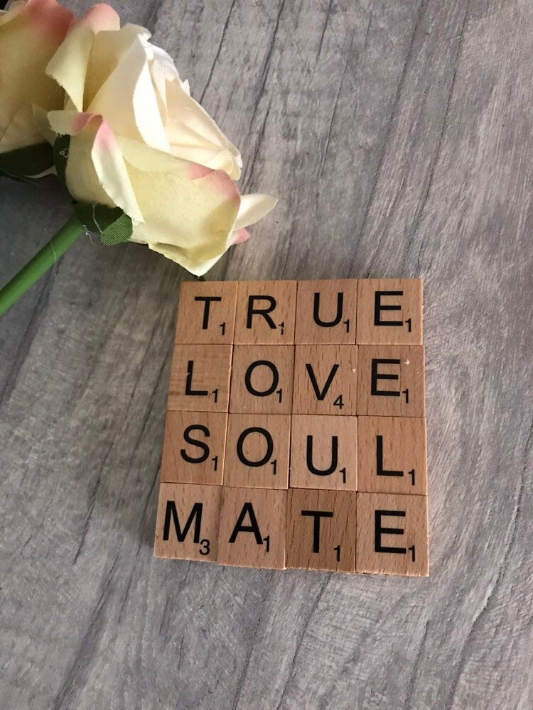 Personalised coasters, scrabble coasters gift for dad, gift for mom, keepsake, Father’s Day gift
