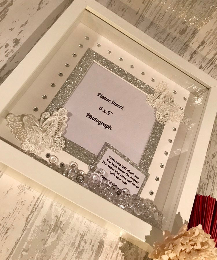 Best friend picture frame, friend scrabble frame, good friends, special friend gift, personalised frame,