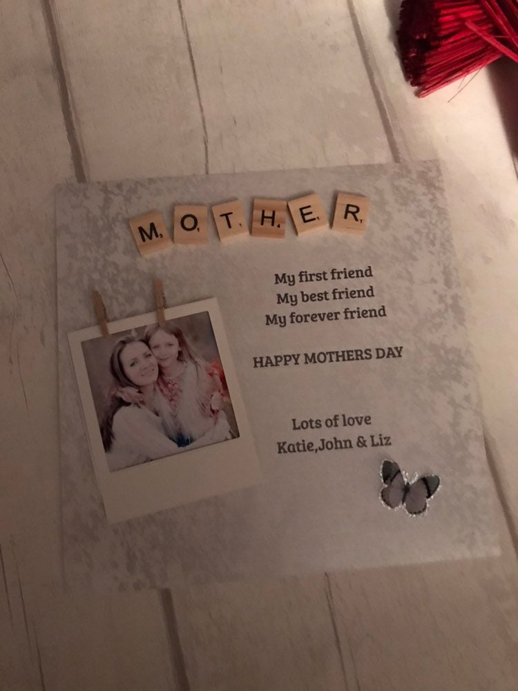 Mothers day gift, Gift for mum, Personalised Mother Present,Personalised scrabble box frame