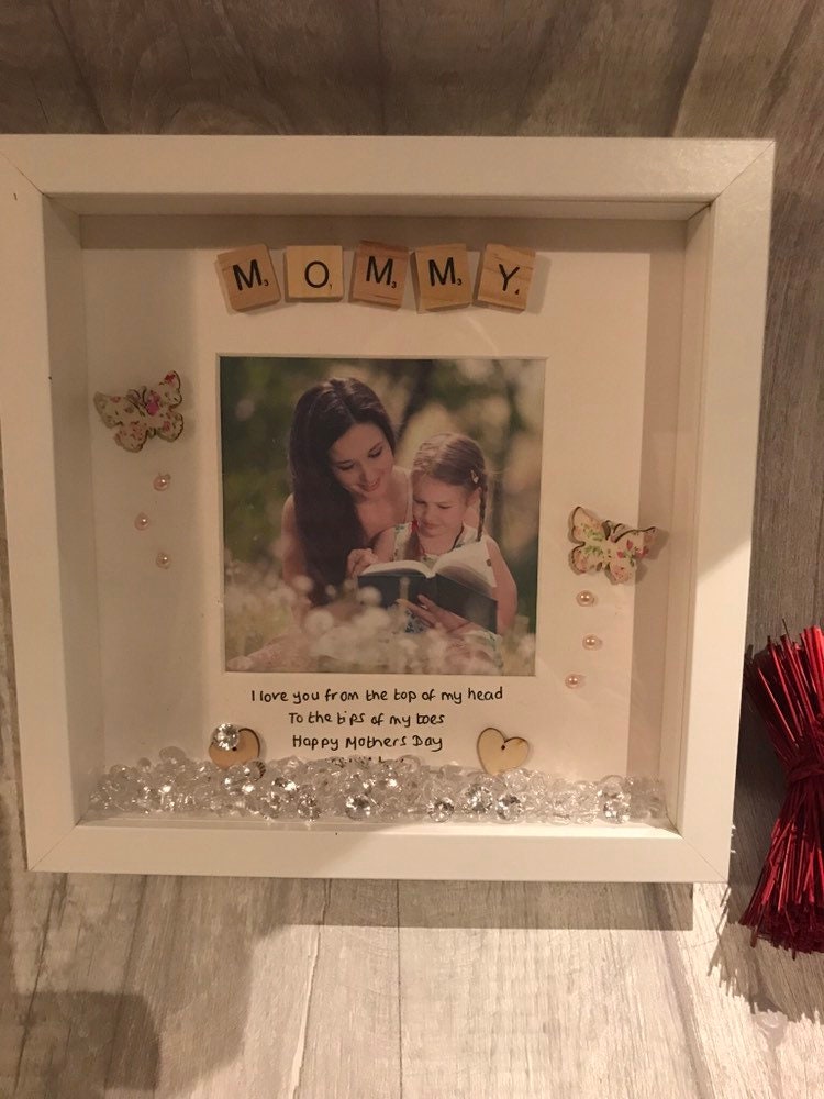 Personalised gift for mother,Gift for Mommy, Scrabble frame for mother,box frame gift, mothers day gift, christmas gift