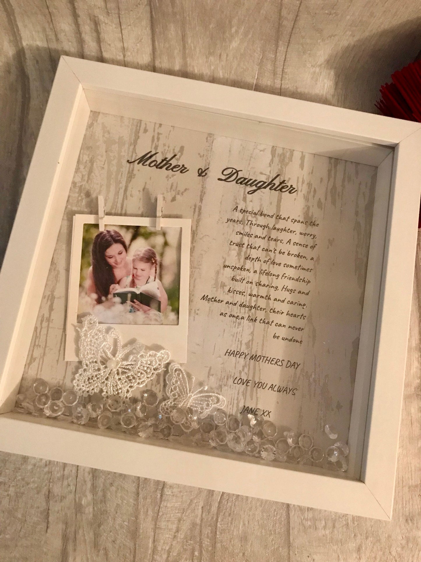 Personalised gift for mother,Gift for Mommy, Scrabble frame for mother,box frame gift, mothers day gift, christmas gift
