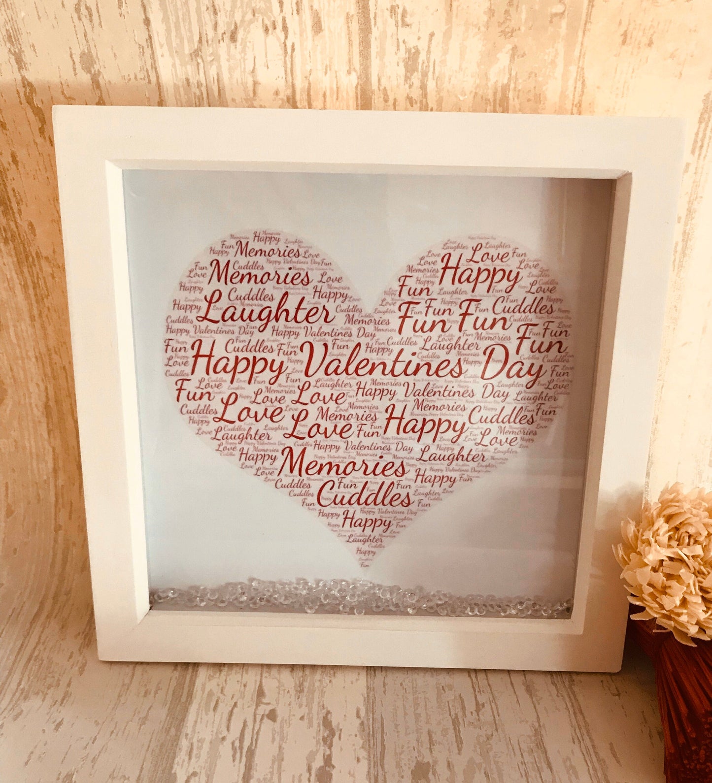 Valentine’s Day scrabble frame, Birthday gift for partner, valentines gift For Husband, Present for Girlfriend,gift for him and her,love day