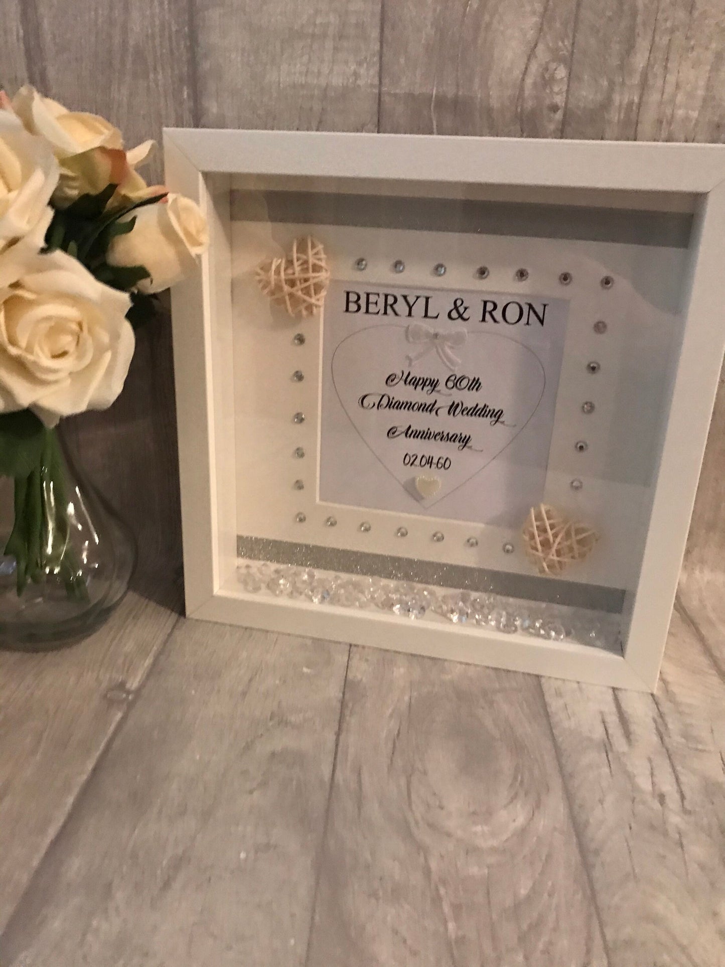 Wedding Anniversary gift, First anniversary frame, 50th wedding anniversary