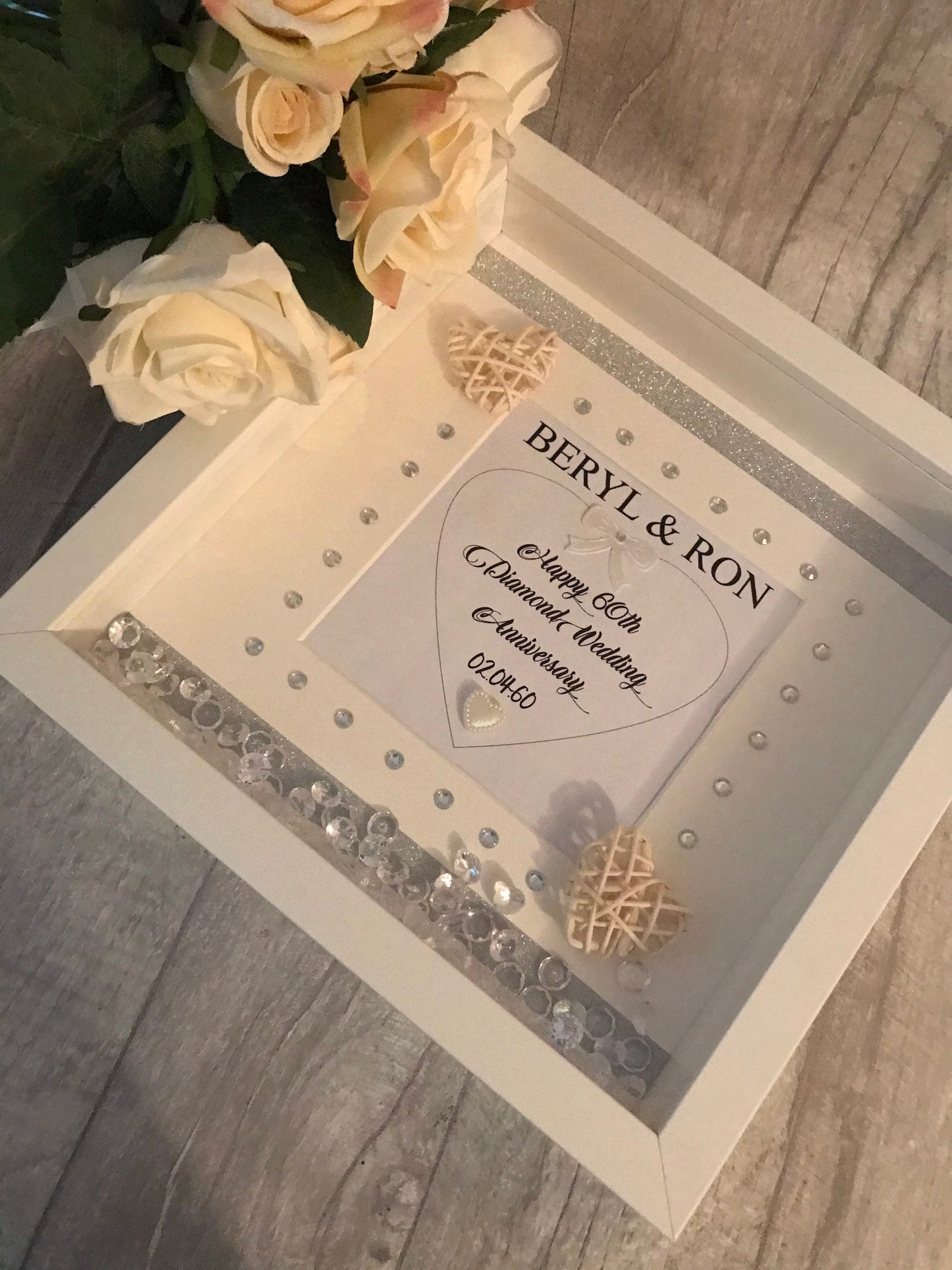 Wedding Anniversary gift, First anniversary frame, 50th wedding anniversary