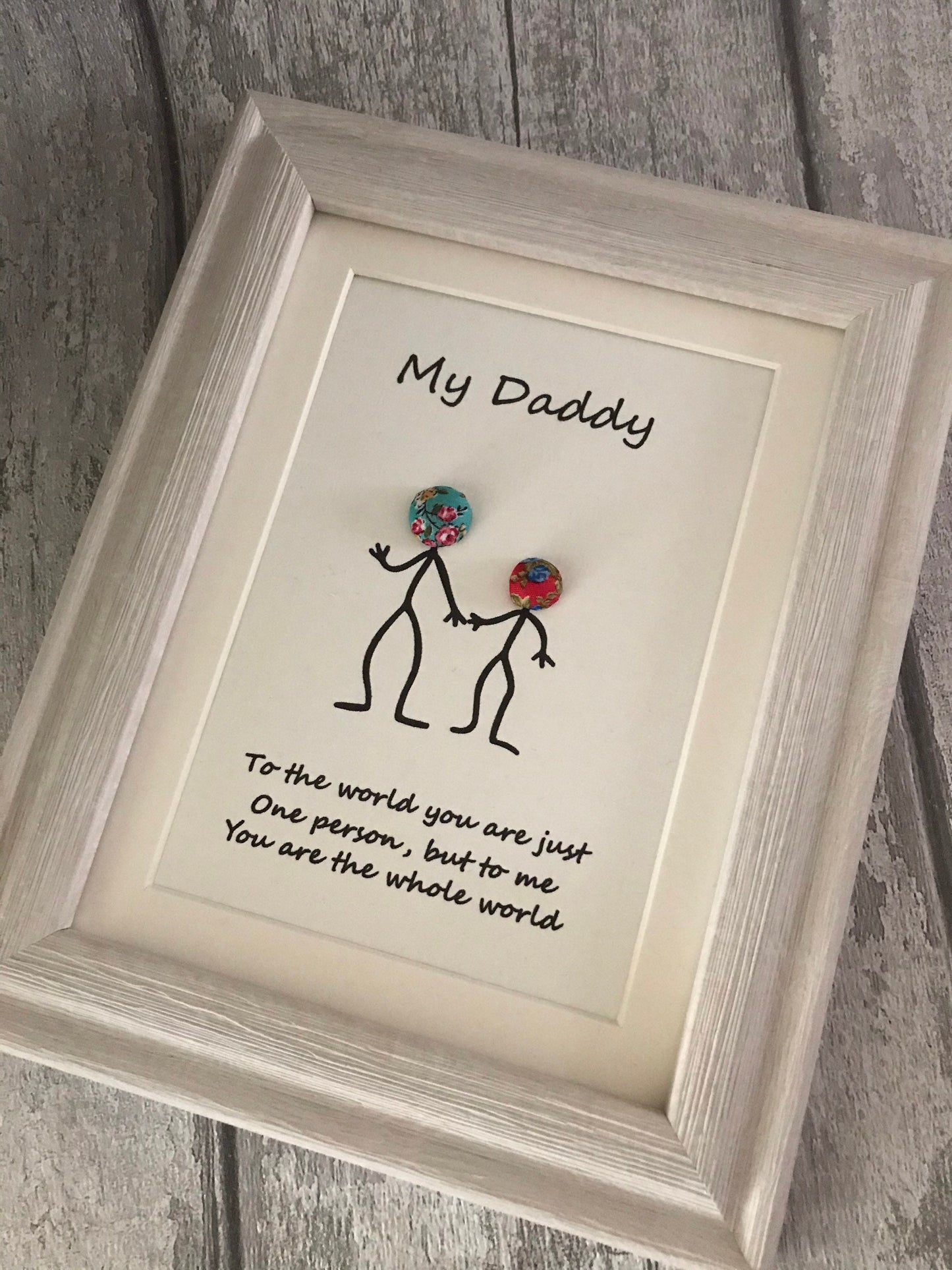 Dad gift, Daddy frame, Gift for dad, Gift for Grandad, gift for stepdad,Fathers Day