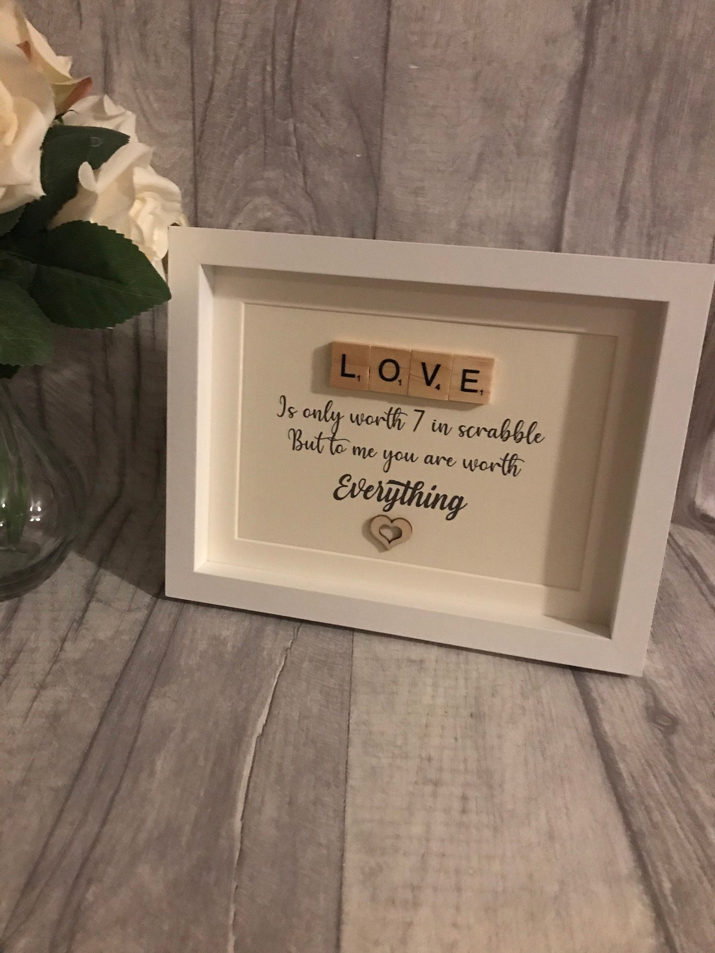Valentine’s Day gift, love frame, I love you, Gift for her, Gift for him