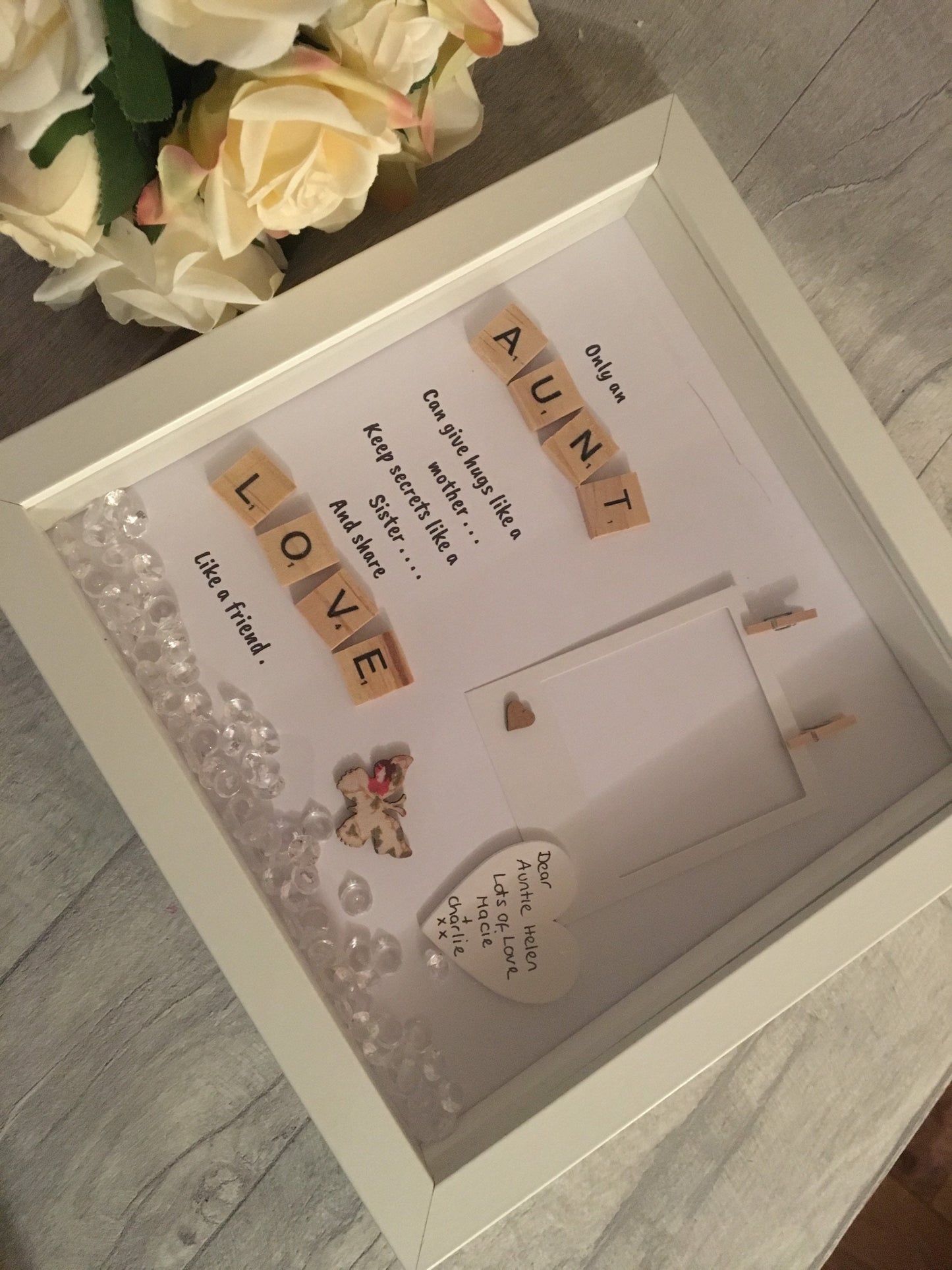 Personalised frame for Auntie / personalised Auntie gift , Special Auntie gift, Aunty Gift