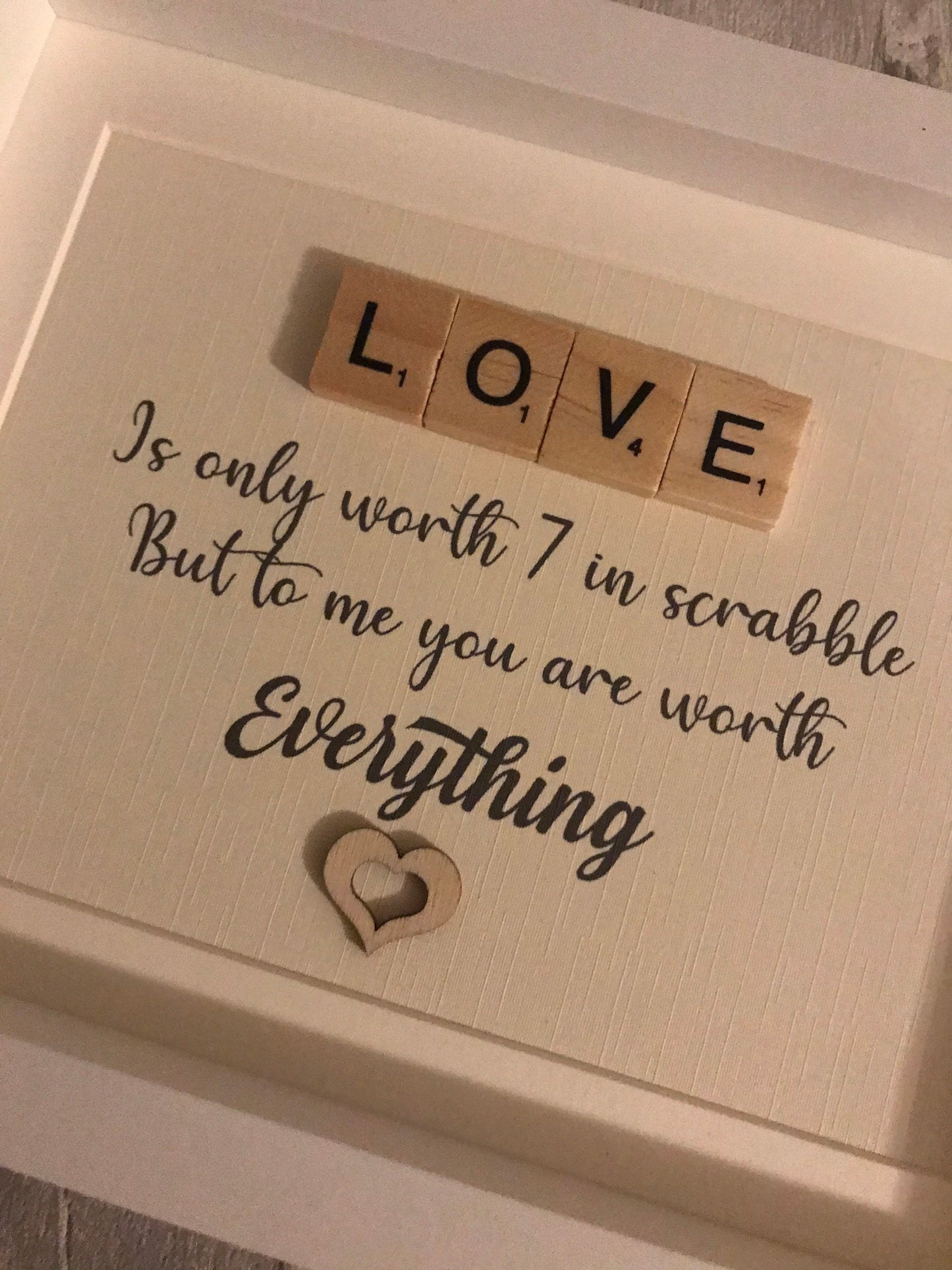 Valentine’s Day gift, love frame, I love you, Gift for her, Gift for him