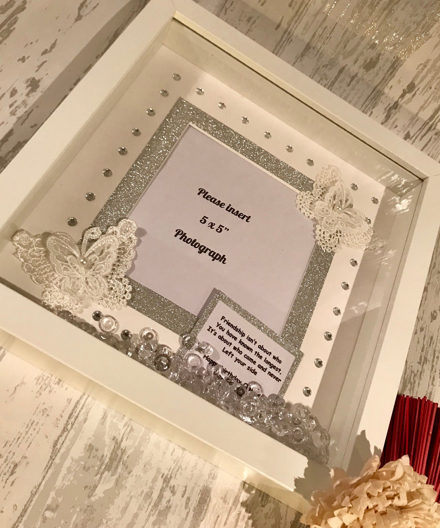 Best friend picture frame, friend scrabble frame, good friends, special friend gift, personalised frame,