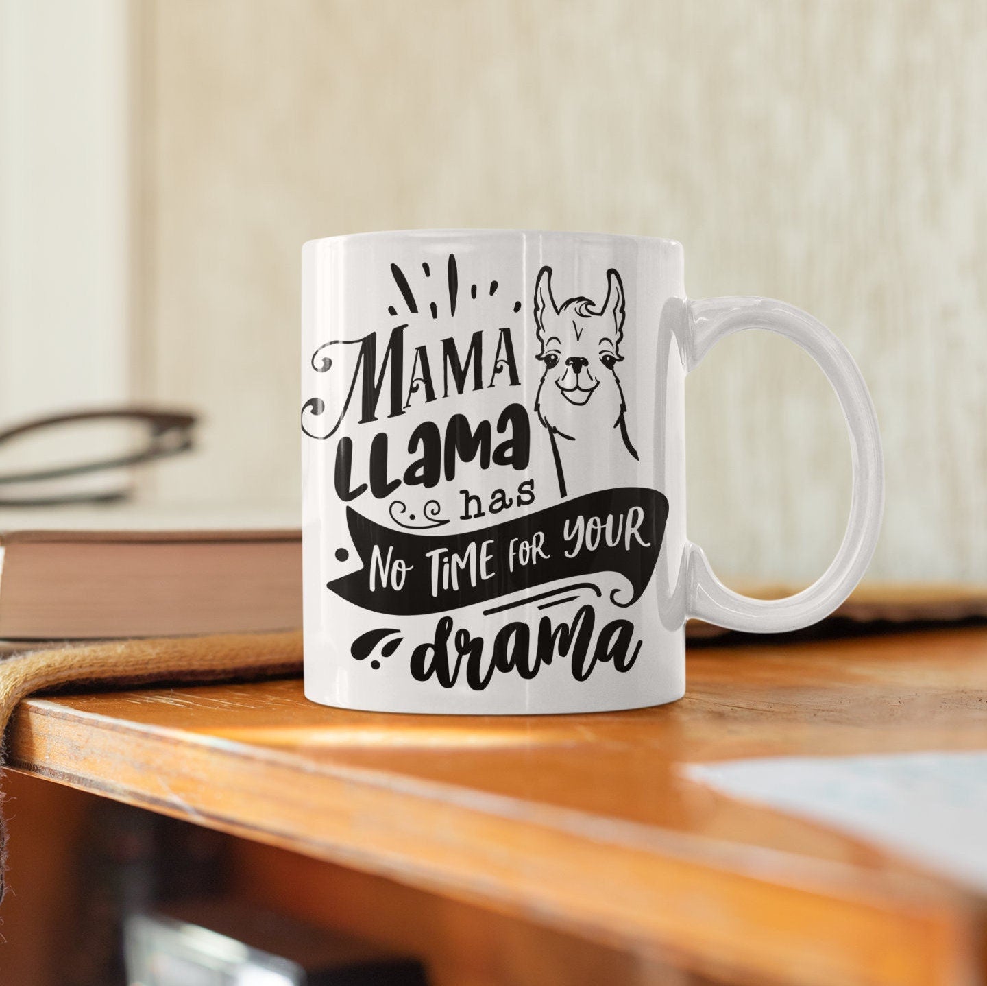 Personalised mug for mom, Mamma  Llama mug, Mother’s Day gift