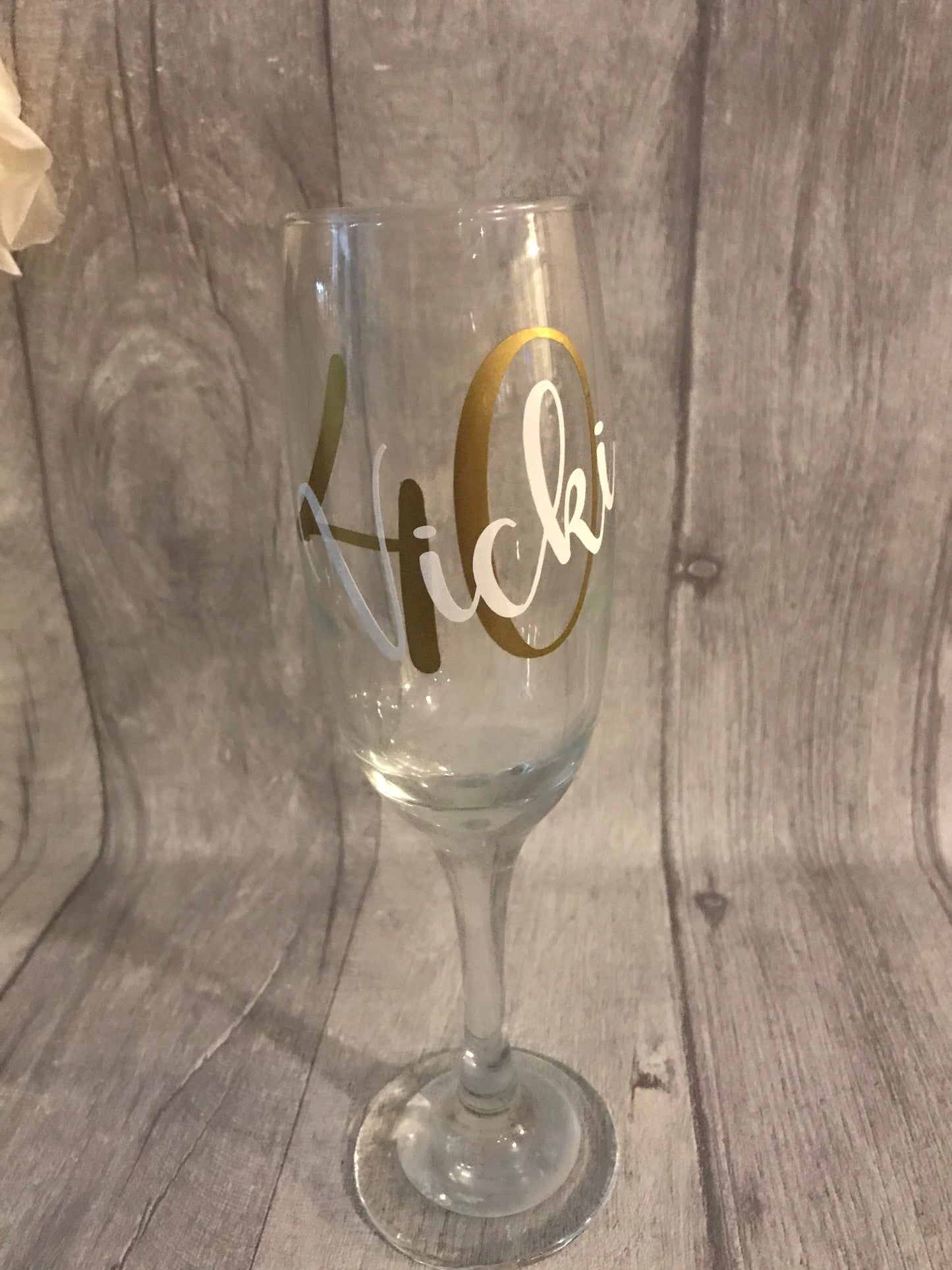 Personalised Prosecco/champagne flute, birthday gift for a friend, 40th birthday gift, 30th birthday gift