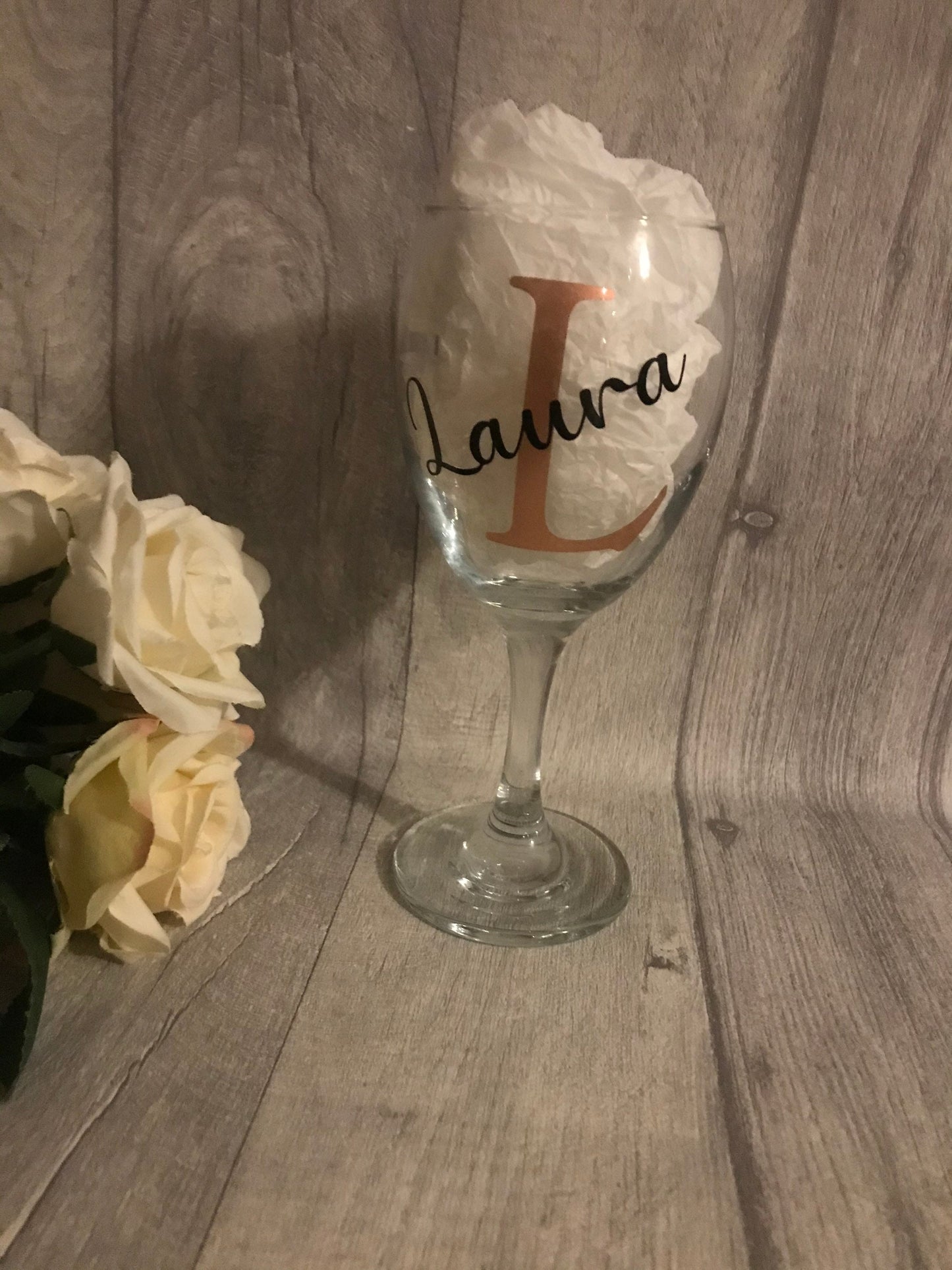 Personalised Wine Glass, birthday gift for a friend, 40th birthday gift, 30th birthday gift