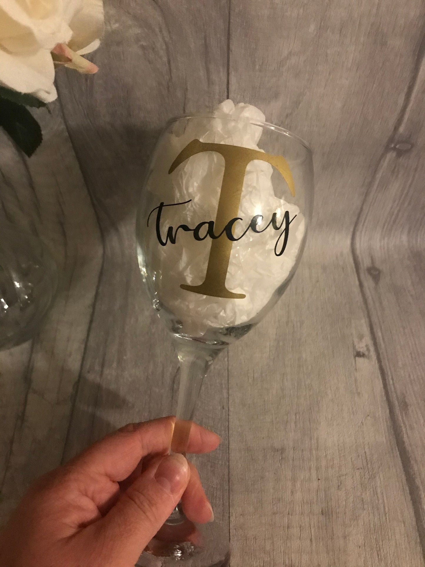 Personalised Wine Glass, birthday gift for a friend, 40th birthday gift, 30th birthday gift