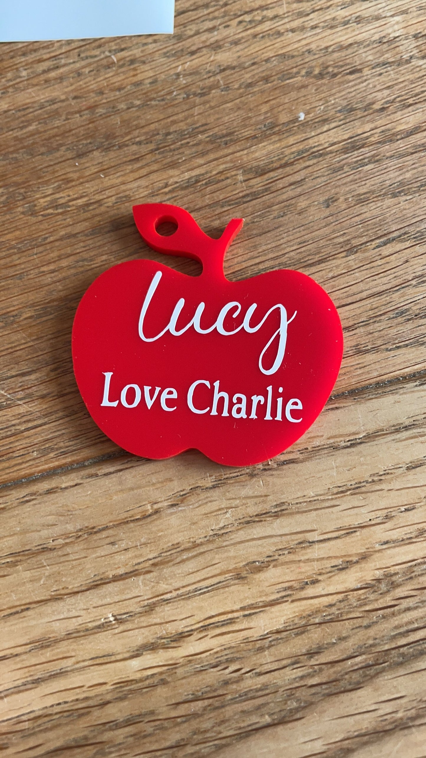 Personalised keyring’s, apple keyring , teacher thank you , teacher appreciation gift
