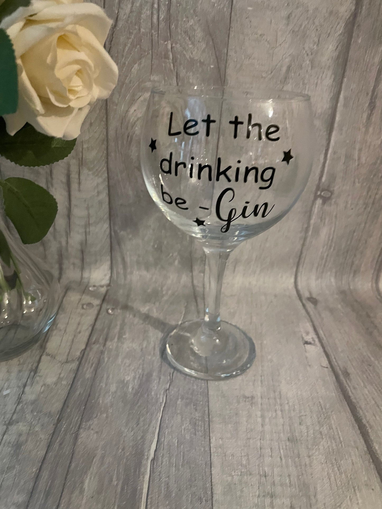 Personalised Gin Glass, birthday gift for a friend, 40th birthday gift, 30th birthday gift, Christmas gift, secret Santa