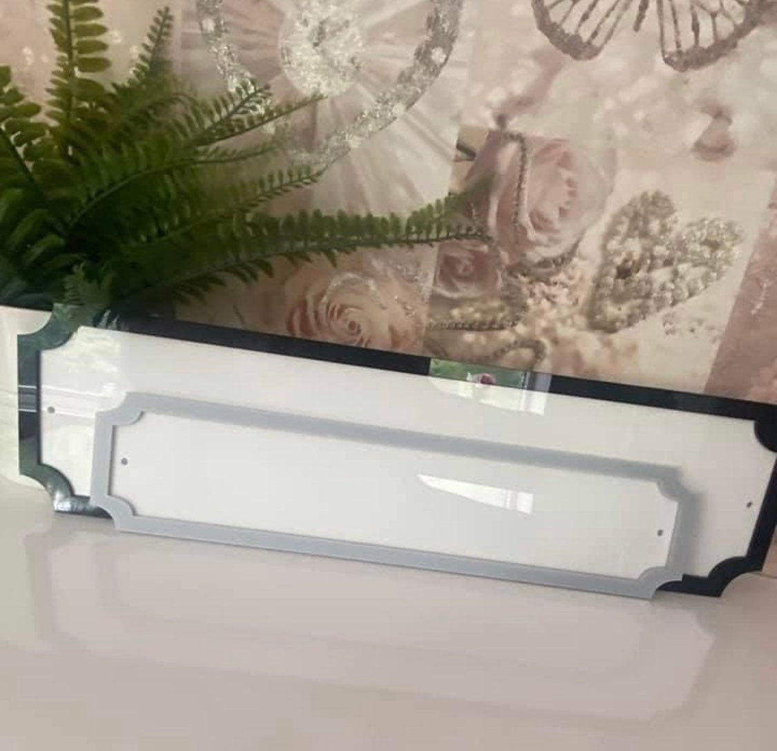 Personalised family sign, family plaque, Christmas street sign