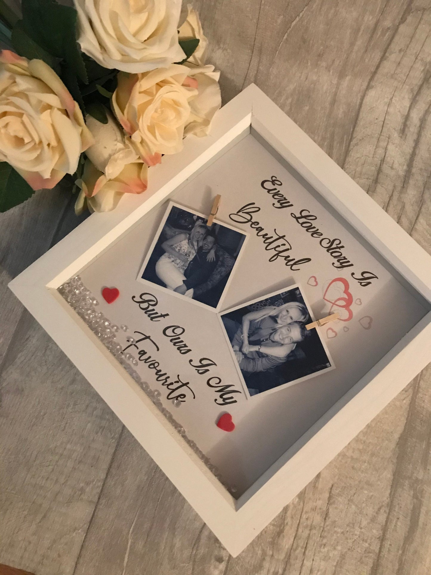 Valentine’s Day scrabble frame, Birthday gift for partner, valentines gift For Husband, Present for Girlfriend,gift for him, gift for her