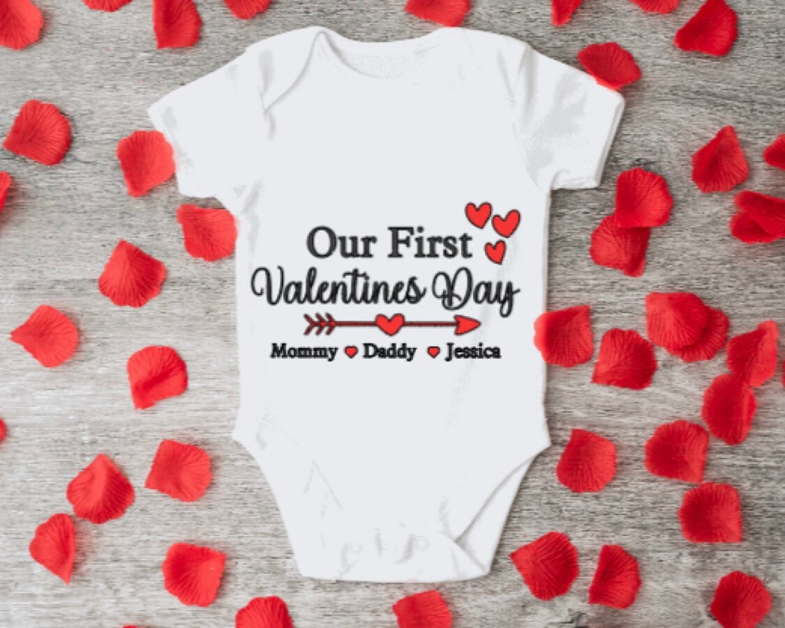 Personalised Valentines Day Gift, My first valentines day, (Copy)