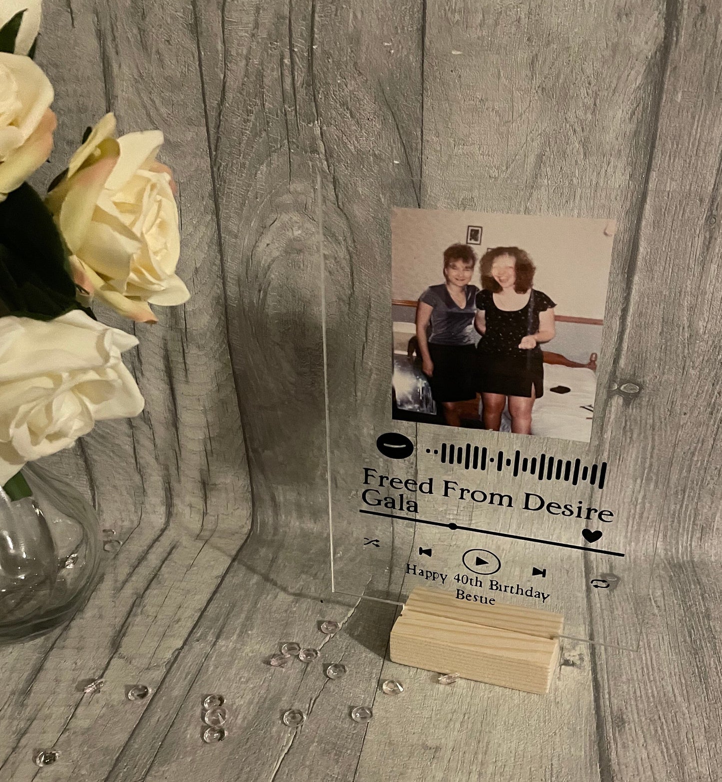 Personalised music plaque, Girlfriend gift, Boyfriend gift, Valentine’s Day present