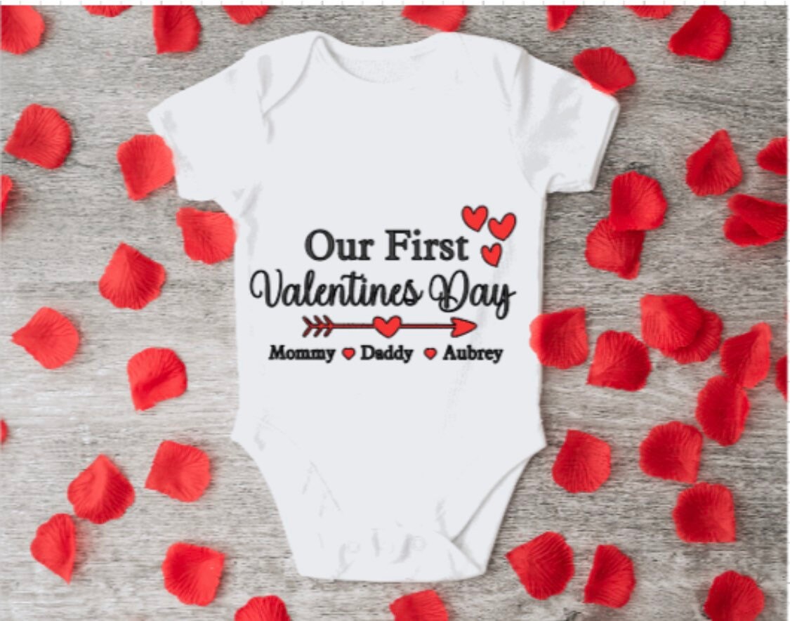 Personalised Valentines Day Gift, My first valentines day, (Copy)