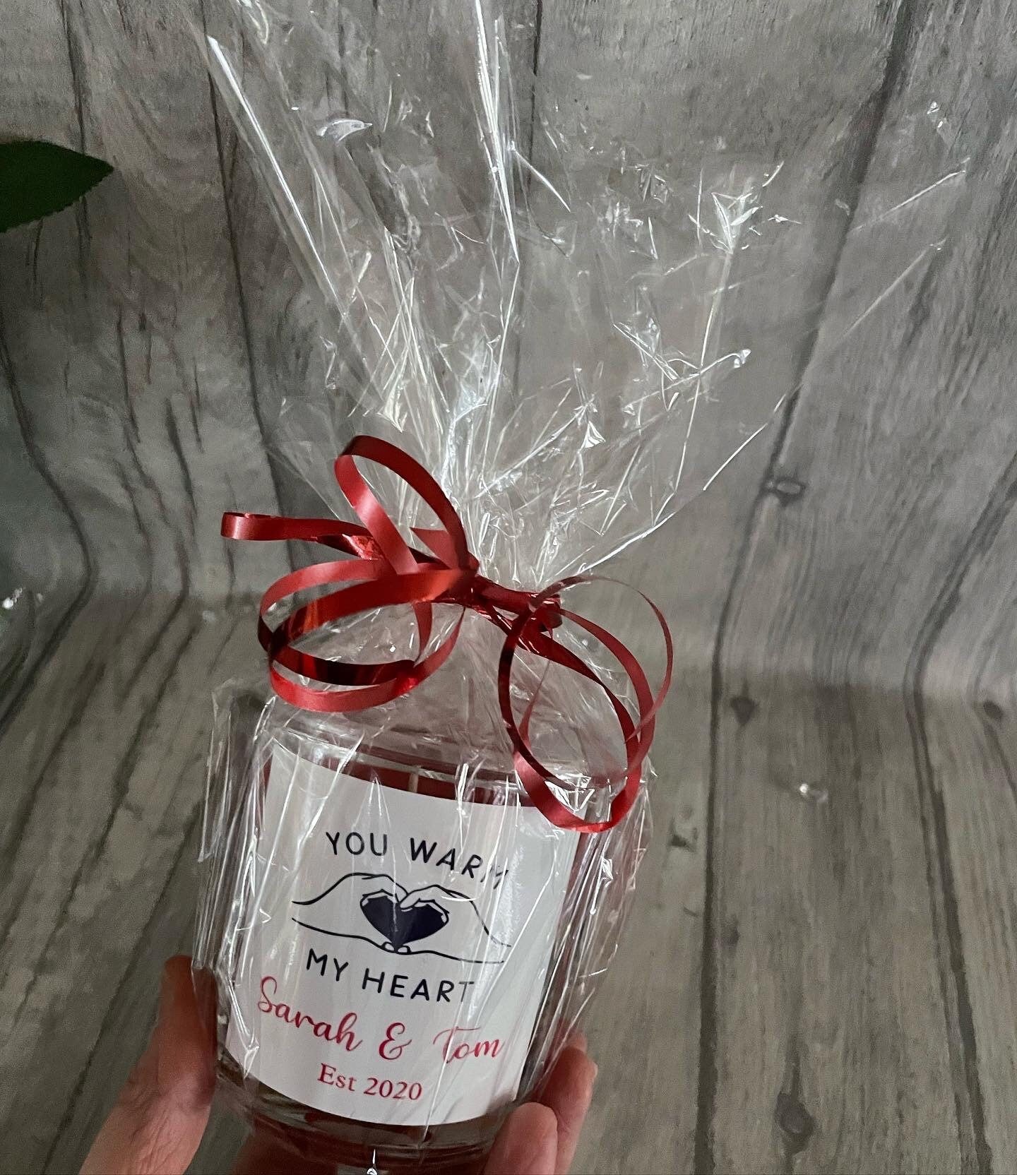 Personalised candle, name candle, initial candle..gift for her, Valentine’s Day gift gift for her.