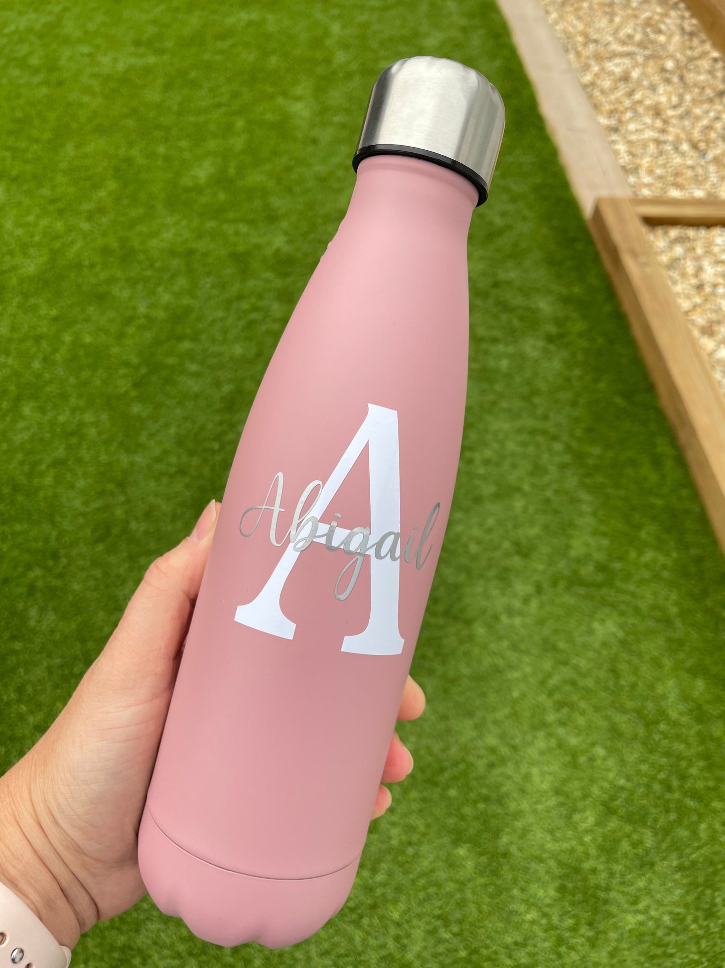 Personalised water bottle,insulated flask , name water bottle