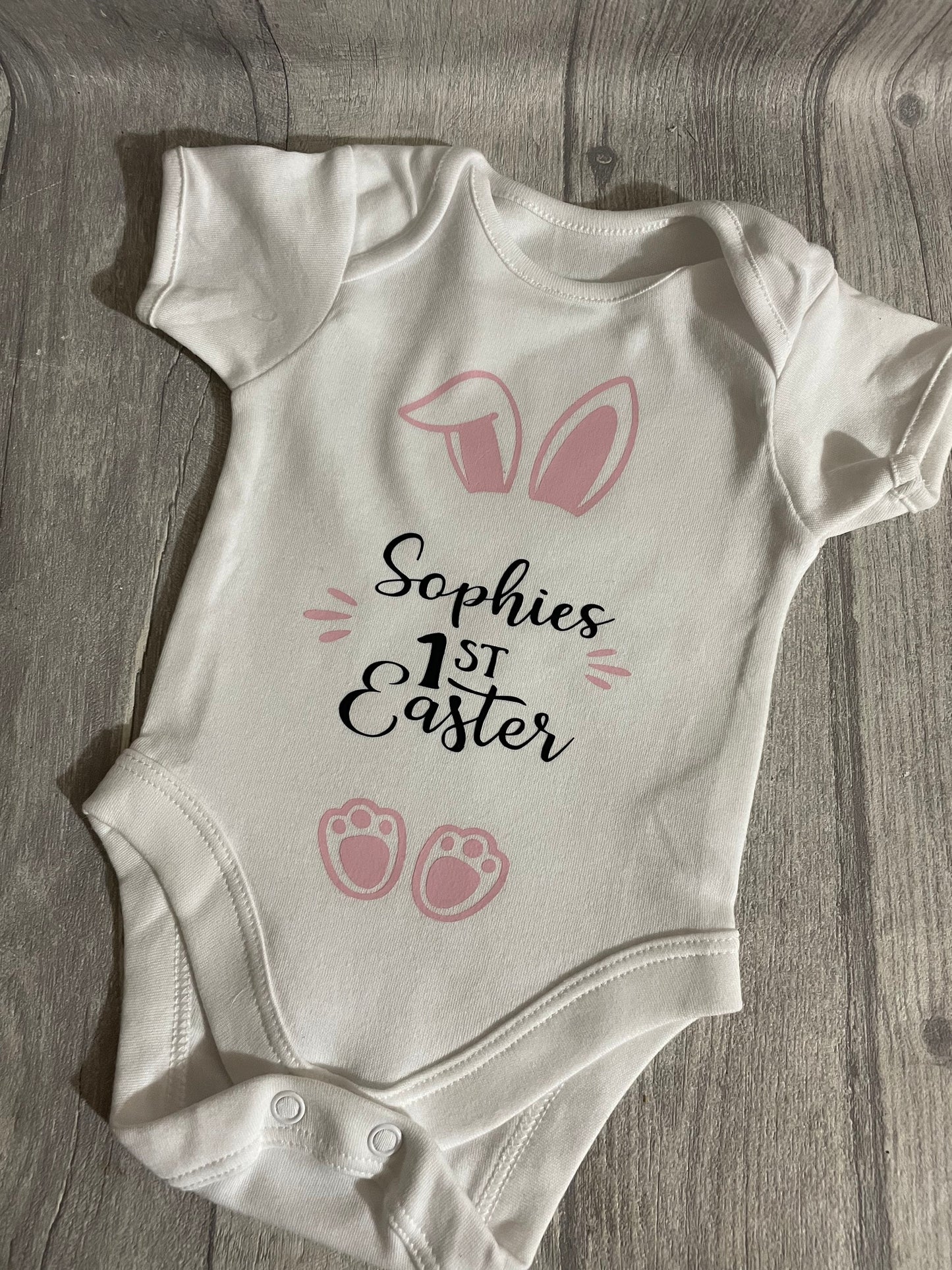 Personalised my first Easter vest, baby est vest, new baby gift, Easter vest