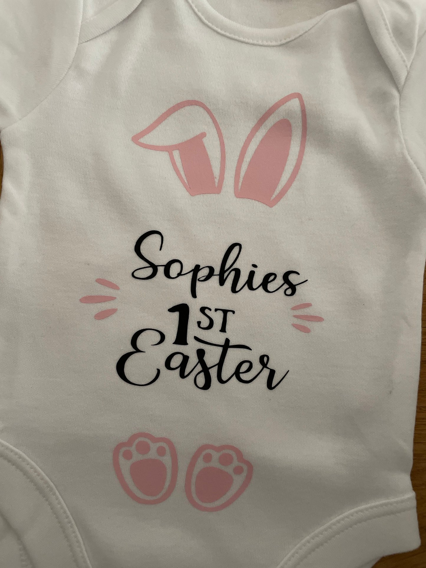 Personalised my first Easter vest, baby est vest, new baby gift, Easter vest