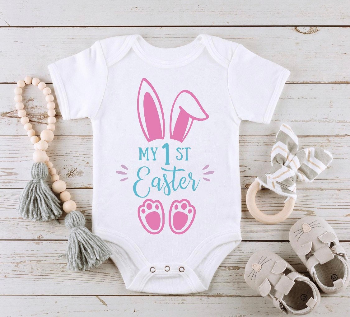 Personalised my first Easter vest, baby est vest, new baby gift, Easter vest