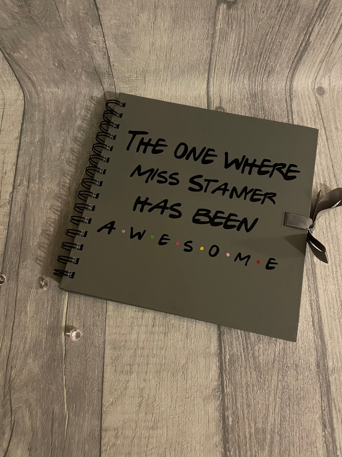 Personalised scrapbook| Teacher thank you  scrapbook  | Gift for friend | birthday keepsake | Teacher appreciation gift