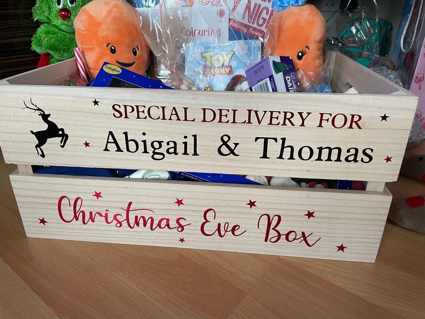 Christmas Eve box, Wooden Crates