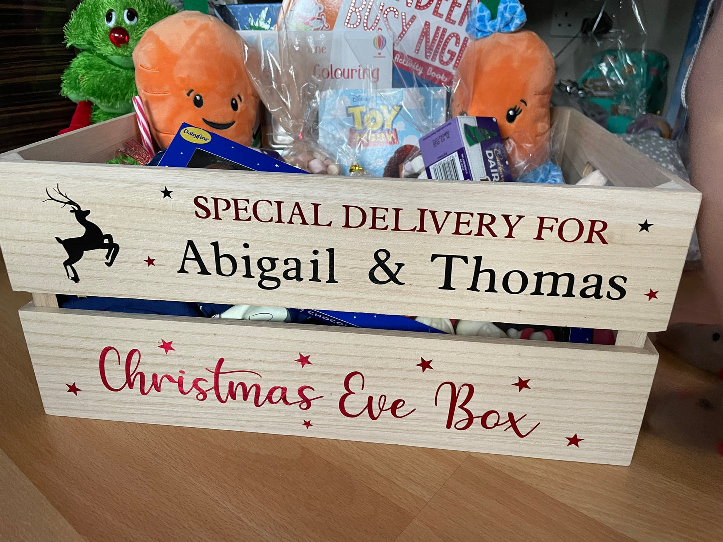 Christmas Eve box, Wooden Crates
