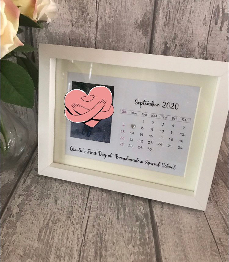 First Day At Nursery Box Frame, First Day At School Frame, Back to school Frame (Copy)