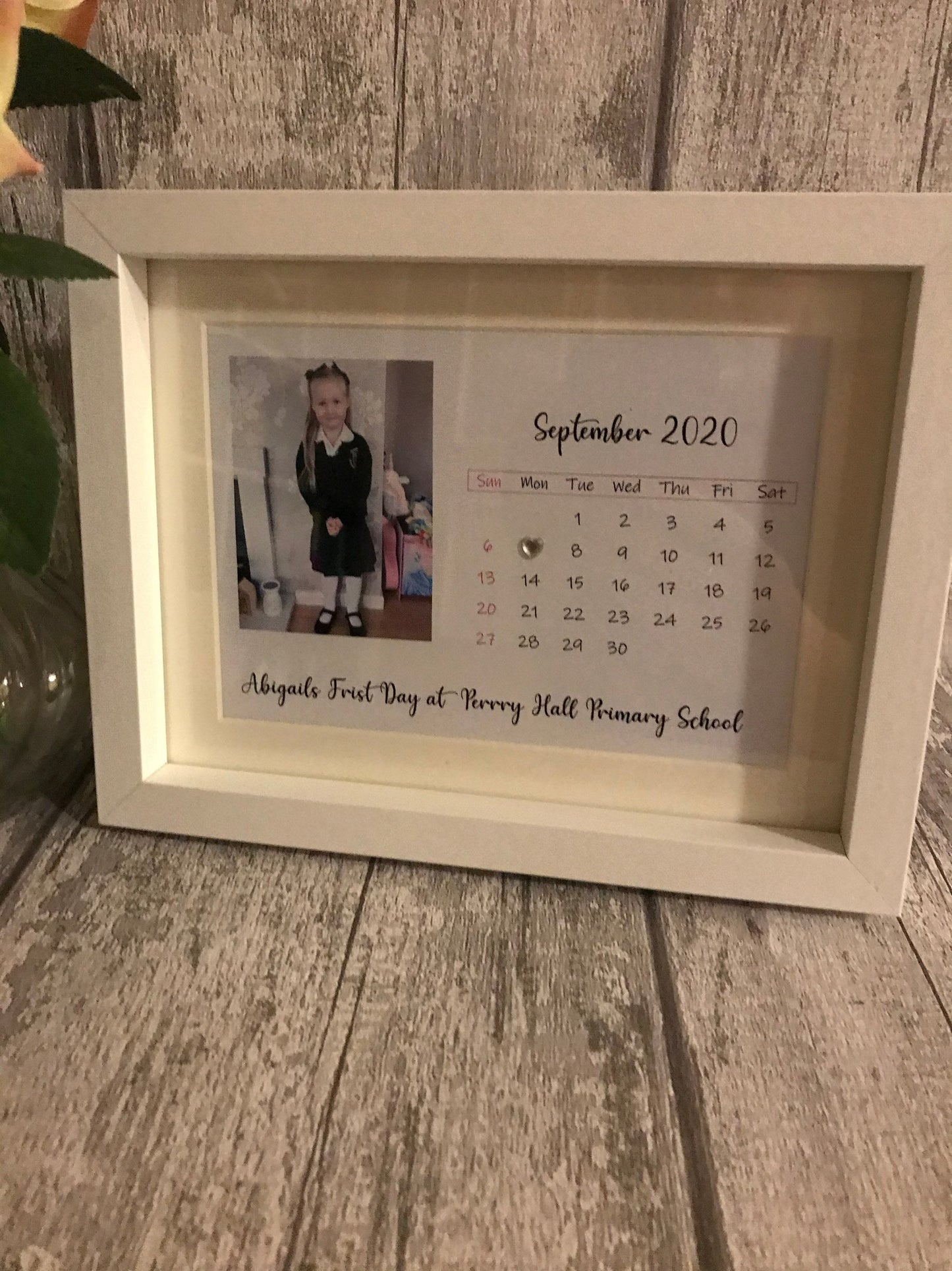 First Day At Nursery Box Frame, First Day At School Frame, Back to school Frame (Copy)