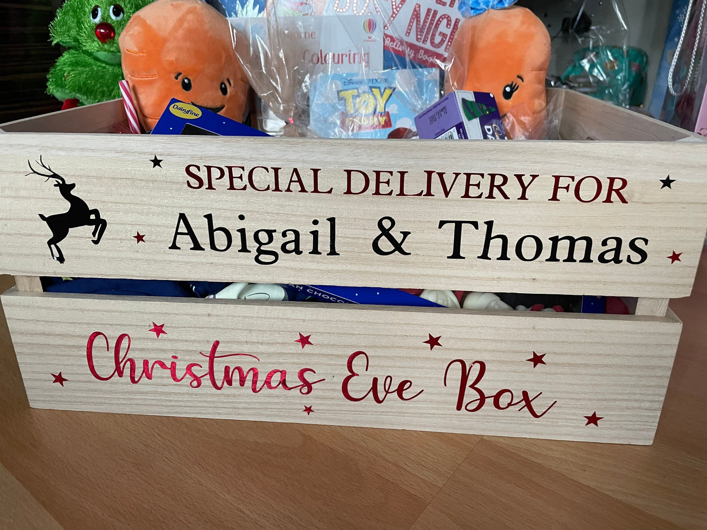 Christmas Eve box, Wooden Crates