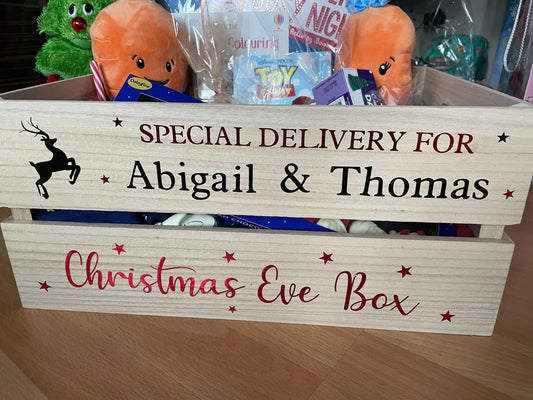Christmas Eve box, Wooden Crates