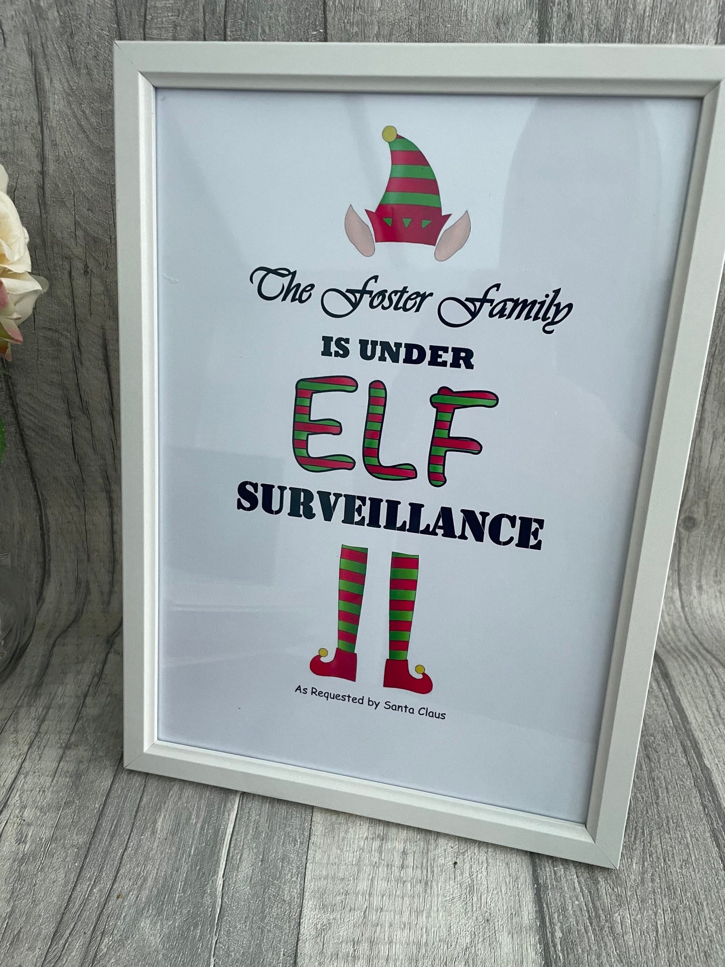 Personalised Elf Return Box, Elf im back, Naughty elf,Elf arrival