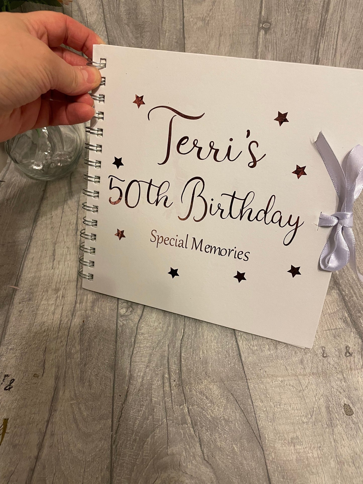 Personalised scrapbook| Birthday Memories , 30,40,50 etc.. you| Gift for friend | birthday keepsak