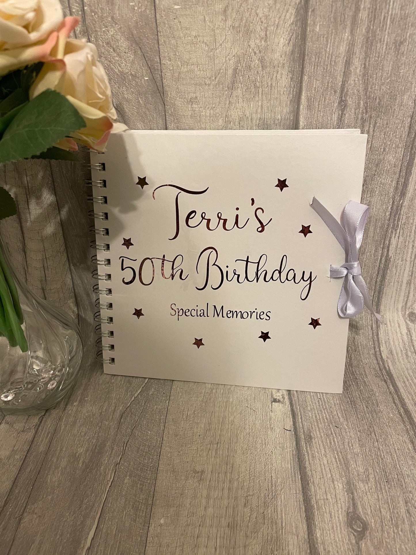Personalised scrapbook| Birthday Memories , 30,40,50 etc.. you| Gift for friend | birthday keepsak