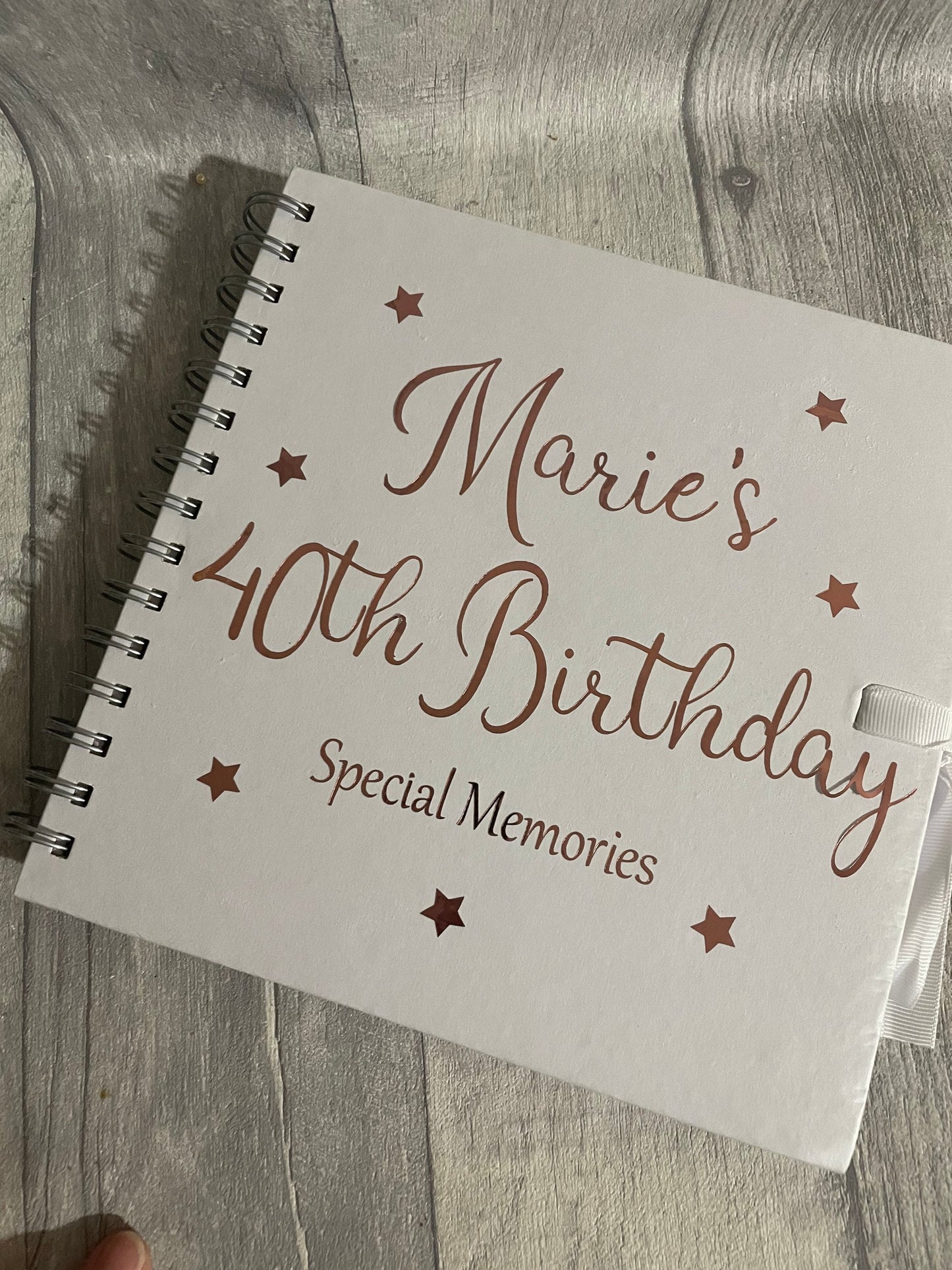 Personalised scrapbook| Birthday Memories , 30,40,50 etc.. you| Gift for friend | birthday keepsak