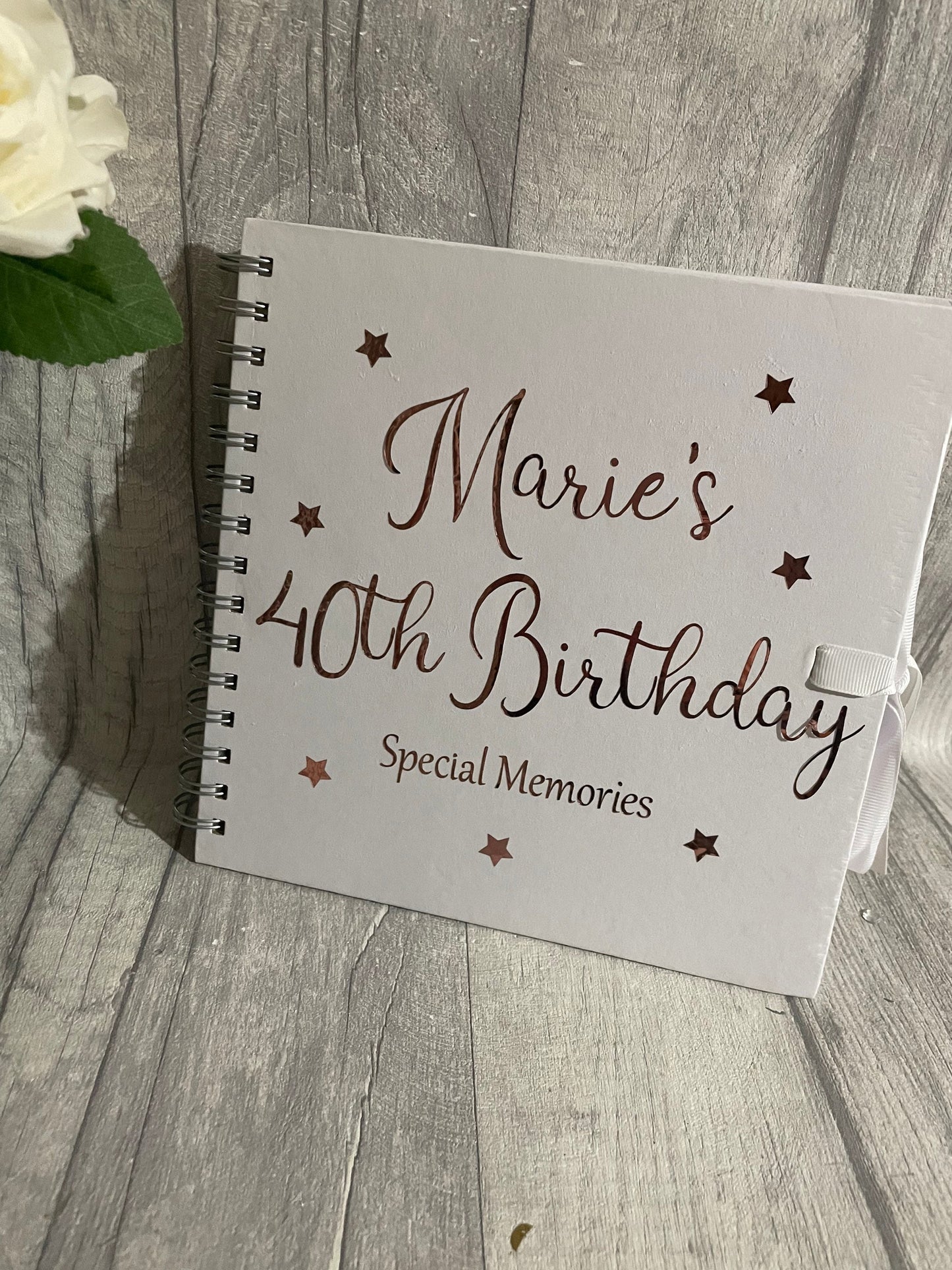 Personalised scrapbook| Birthday Memories , 30,40,50 etc.. you| Gift for friend | birthday keepsak