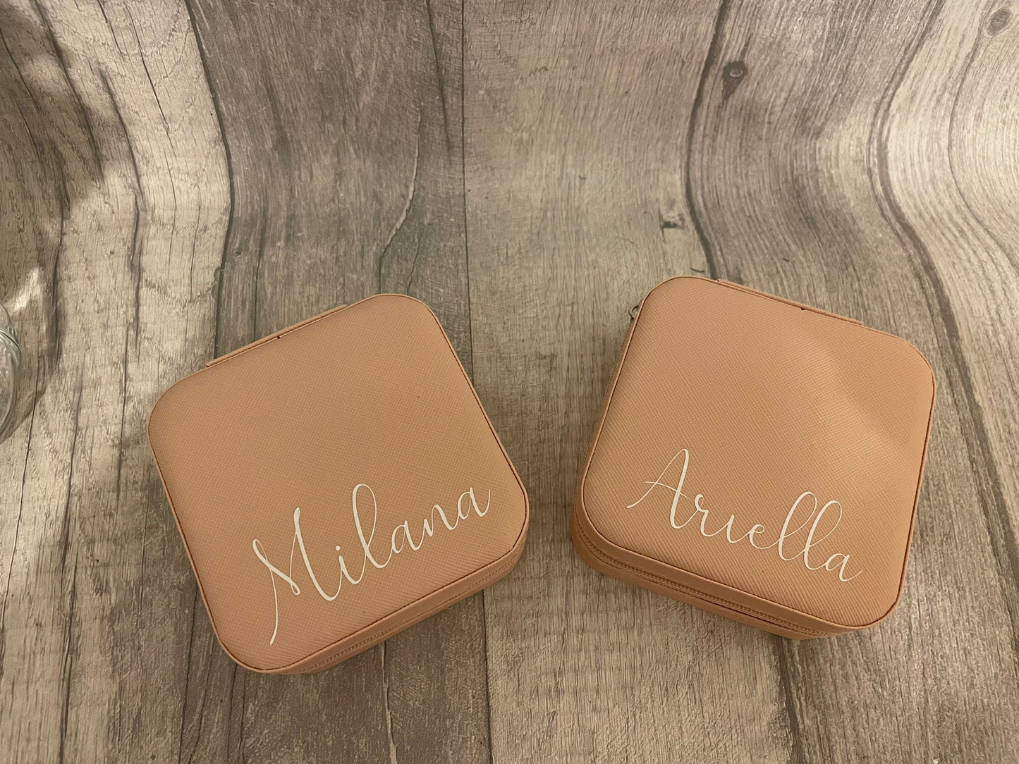 Personalised Jewellery box, travel Jewellery box, min box, gift for her, bridesmaid gift, flower girl gift