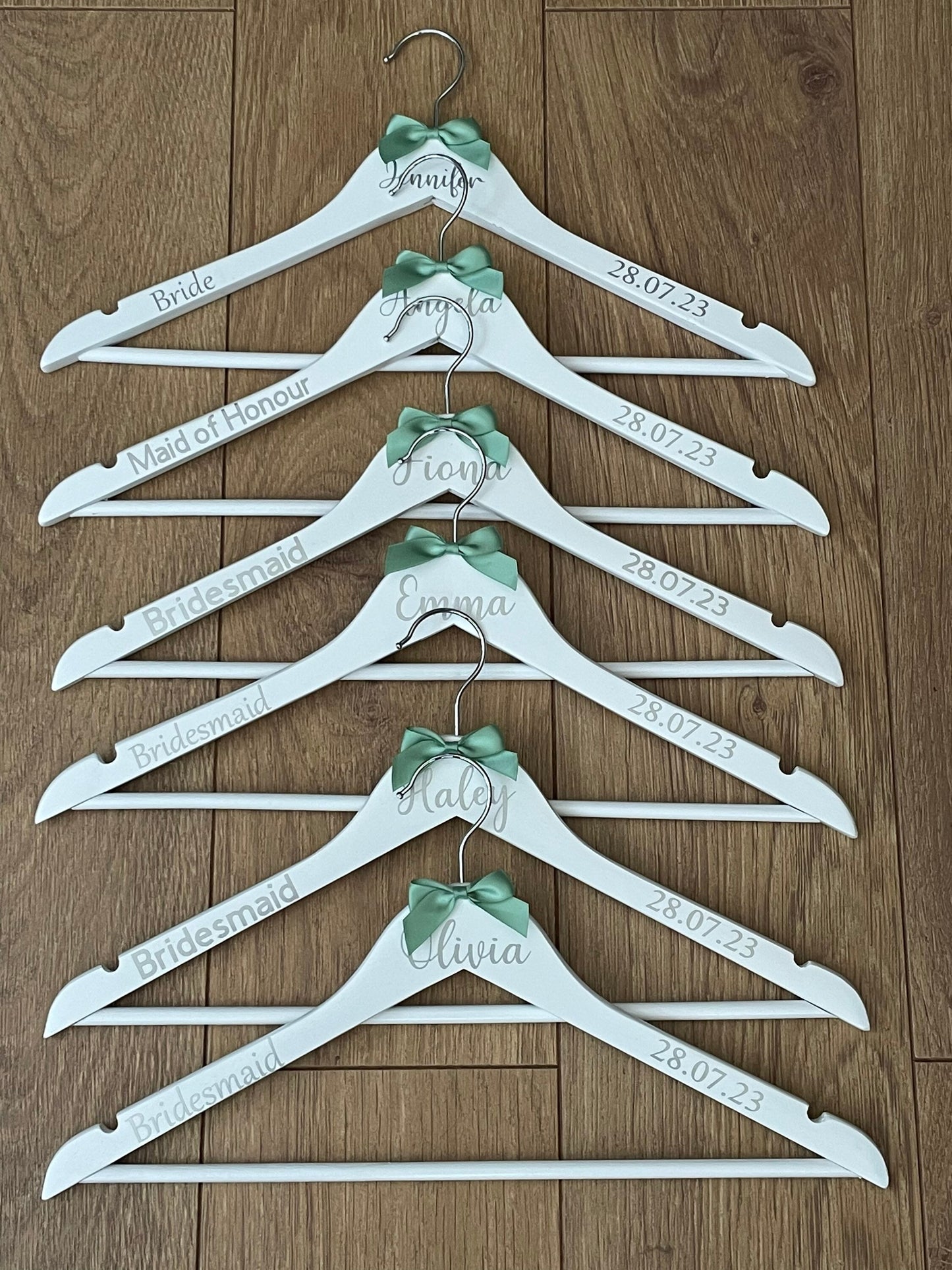 Personalised wedding hanger, bridal party hangers, bridge clothes hanger